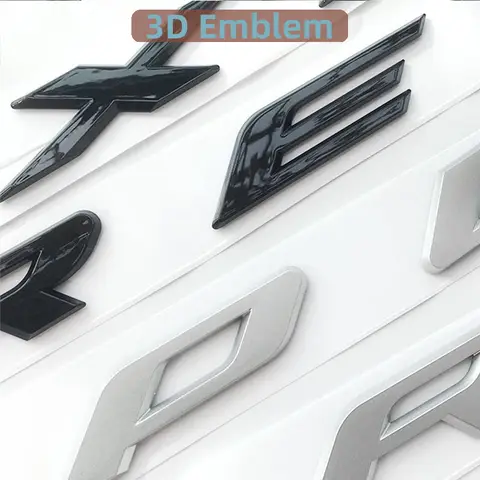 3D ABS Logo Letters Emblem Car Front Hood Bonnet Badge Sticker 2013 2015 2016 2017 2018 Accessories