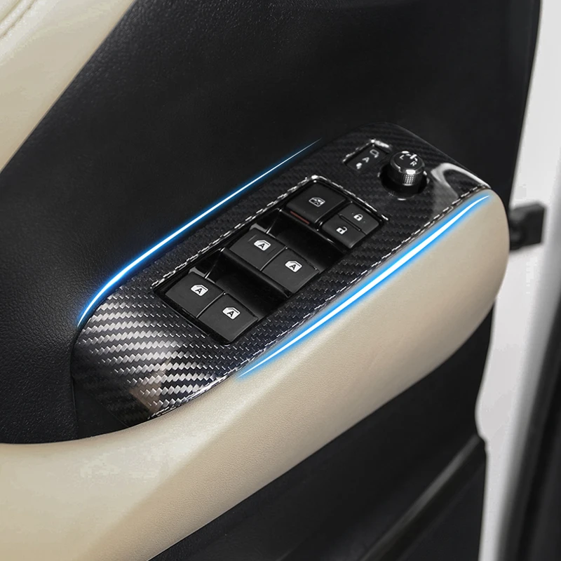 Carbon Fiber Door Glass Button Control Switch Panel For Toyota Alphard Crown Vellfire 30 MPV Accessories Interior Factory Outlet
Carbon Fiber Door Glass Button Control Switch Panel For Toyota Alphard Crown Vellfire 30 MPV Accessories Interior Factory Outlet