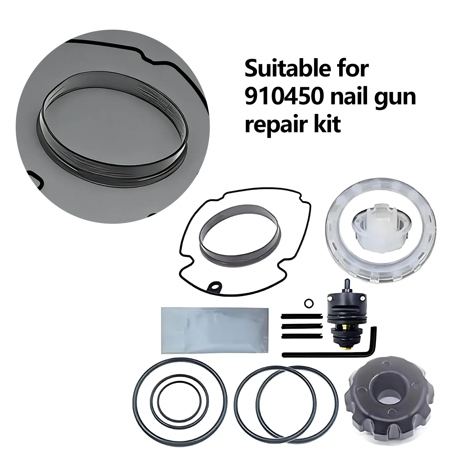 For Porter Cable 910450 Nailer Overhaul Set Fits FC350A FM350A FR350A High Quality Nail Gun Repair Replacement Kit
For Porter Cable 910450 Nailer Overhaul Set Fits FC350A FM350A FR350A High Quality Nail Gun Repair Replacement Kit