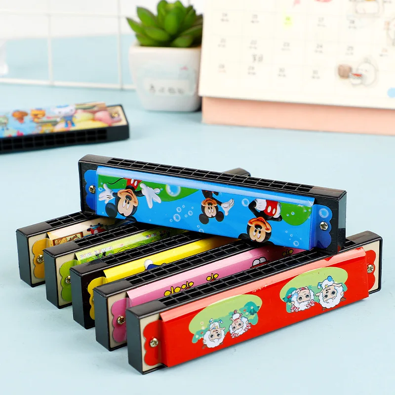 Cartoon 16 Holes Chromatic Harmonica Harp Young Children for Kids Mini Musical Wind Instrument C Tone Accordion Toys Mouth Harp
Cartoon 16 Holes Chromatic Harmonica Harp Young Children for Kids Mini Musical Wind Instrument C Tone Accordion Toys Mouth Harp