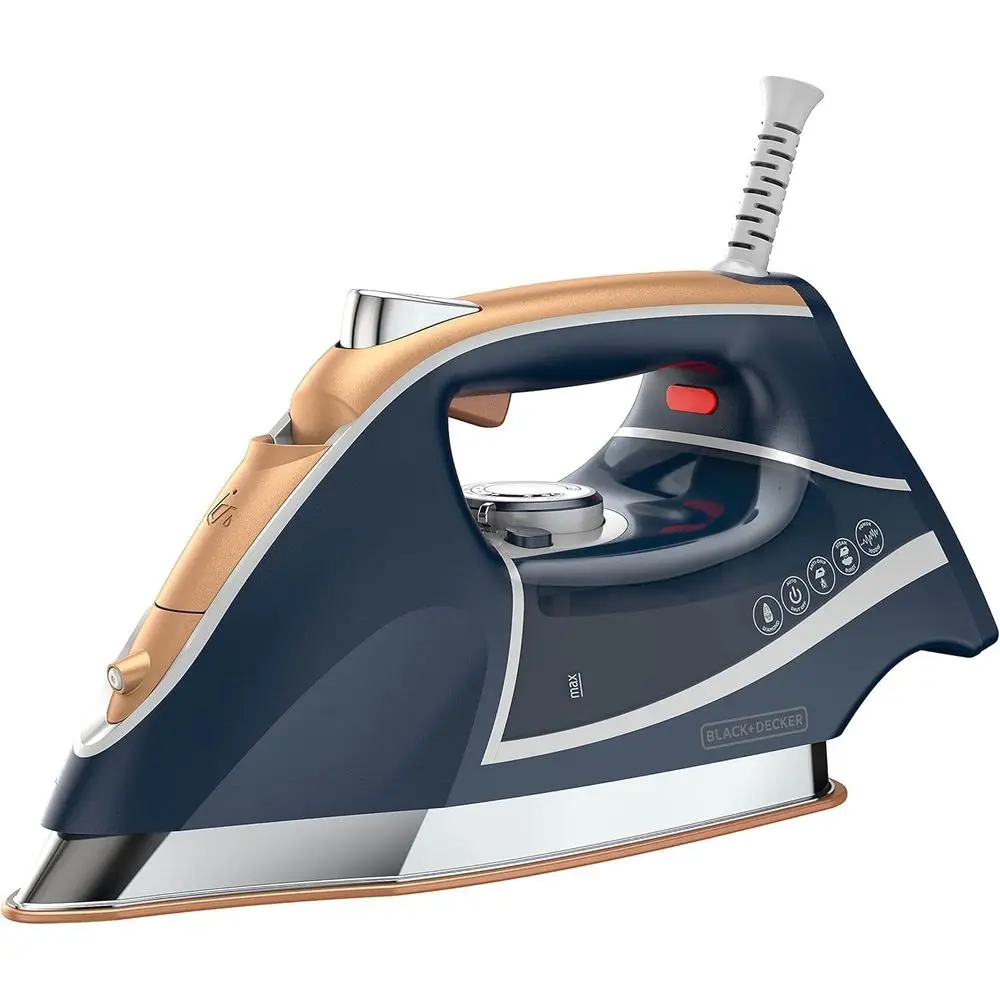 Elite Pro-Series 6-Setting 1700W Steam Iron, Navy
Elite Pro-Series 6-Setting 1700W Steam Iron, Navy