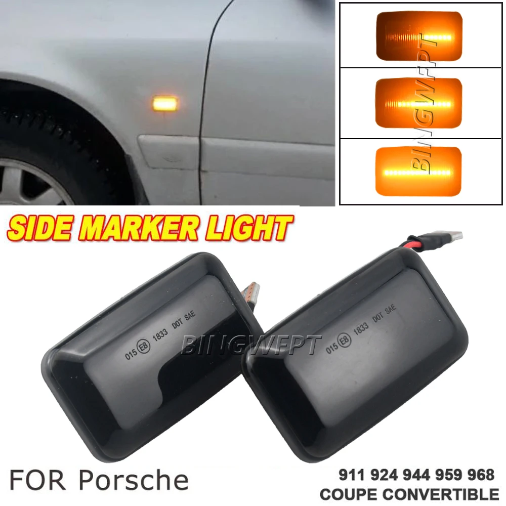 2 шт. светодиодный динамический мигающий боковой указатель поворота для Audi 100 200 C3 C4 A6 S6 4A/C4 80 90 B2 B3 для Porsche 911
2 шт. светодиодный динамический мигающий боковой указатель поворота для Audi 100 200 C3 C4 A6 S6 4A/C4 80 90 B2 B3 для Porsche 911