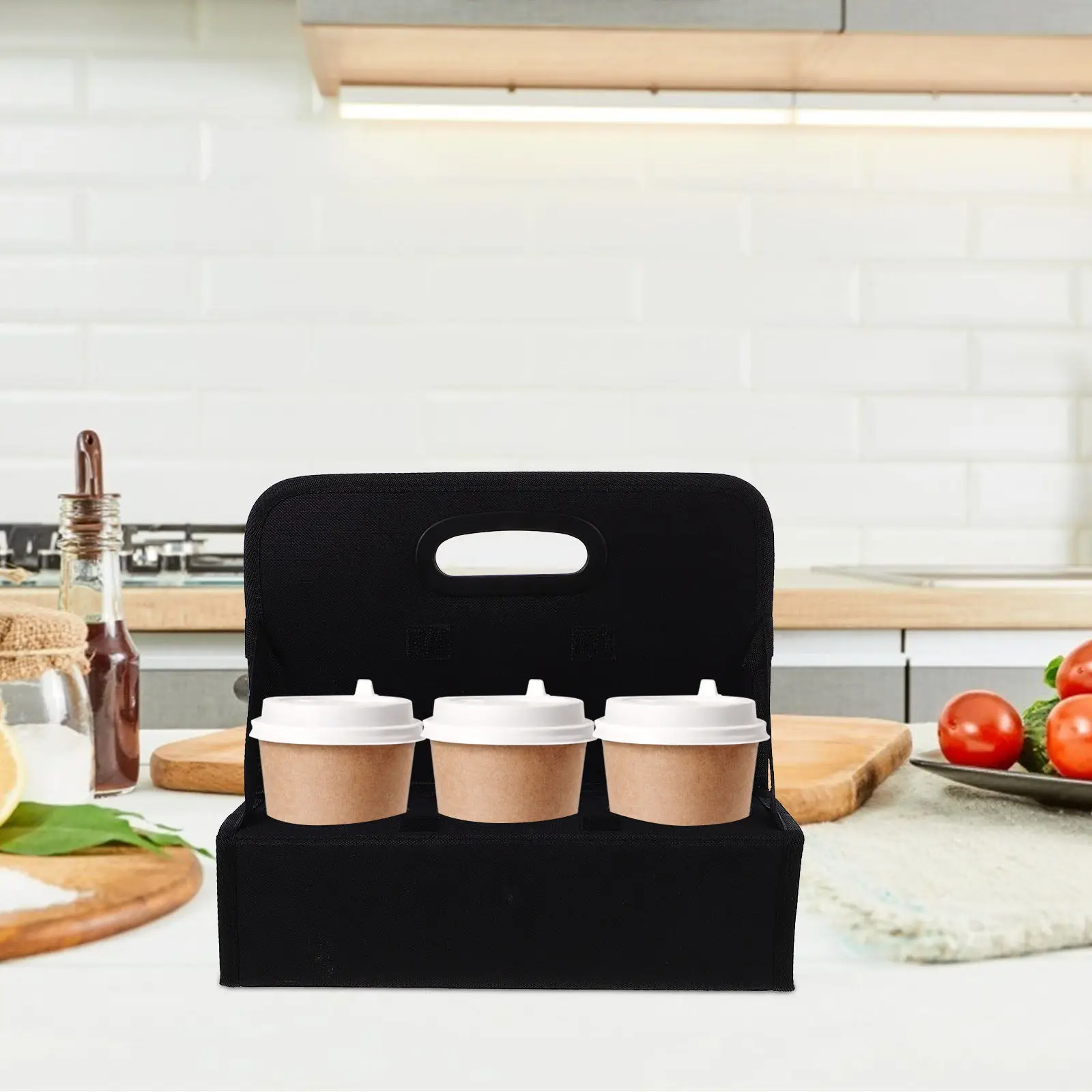 Portable Drink Carrier with Handle Reusable Coffee Cup Holder Tray for Takeout Beverage Packing Office Commute Home Coffee Shop
Portable Drink Carrier with Handle Reusable Coffee Cup Holder Tray for Takeout Beverage Packing Office Commute Home Coffee Shop