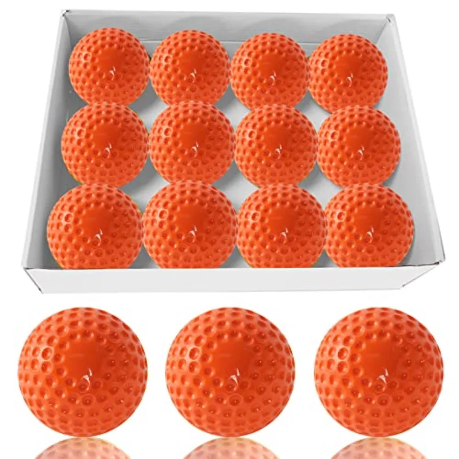 Baseballs 12 Pack Dimpled Baseballs, 9-Inch Pitching hine Balls for Hand-Eye Coordination, Hitting and Fielding Practice
Baseballs 12 Pack Dimpled Baseballs, 9-Inch Pitching hine Balls for Hand-Eye Coordination, Hitting and Fielding Practice