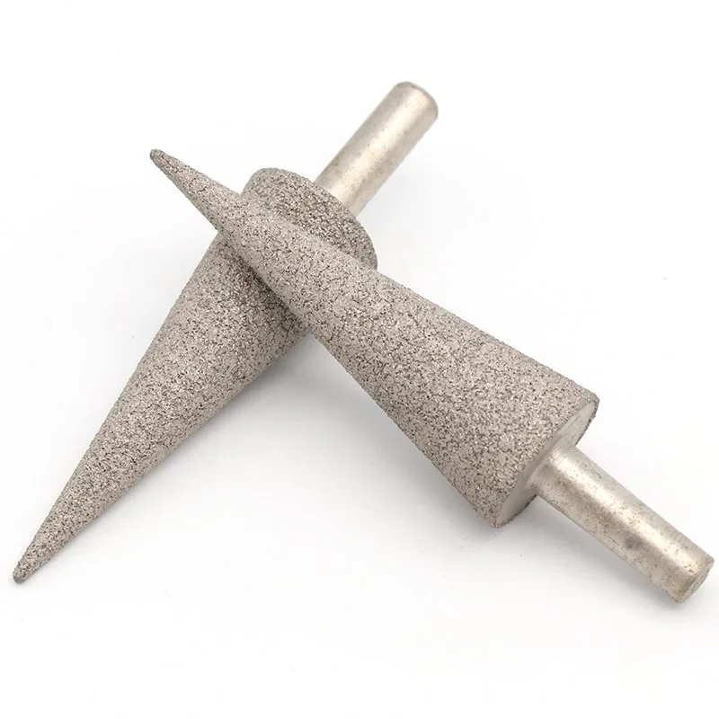 8mm 17mm Cone Type Brazed Diamond Grinding Head 6mm Shank For Grinding Abrasive Polishing Accessorie Dremel Rotary Tools
8mm 17mm Cone Type Brazed Diamond Grinding Head 6mm Shank For Grinding Abrasive Polishing Accessorie Dremel Rotary Tools