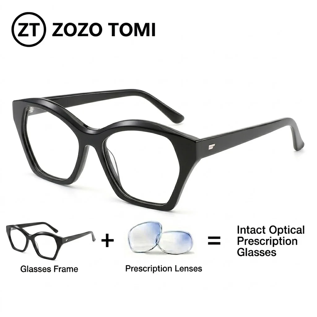 Premium Acetate Cat Eye Myopia Eyeglasses Frame Women Optical Prescription Glasses Luxury Vintage Clear Anti Blue Light Eyewear
Premium Acetate Cat Eye Myopia Eyeglasses Frame Women Optical Prescription Glasses Luxury Vintage Clear Anti Blue Light Eyewear