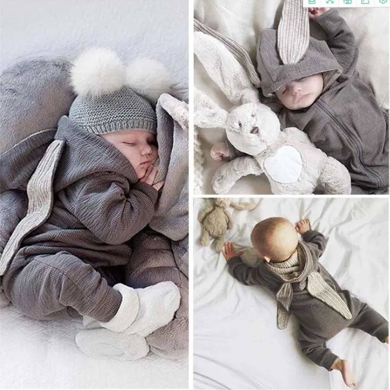 Baby Rabbit Rompers For Baby Girls Autumn Winter Infant Clothing Overalls Jumpsuit Halloween Costume Newborn Baby Boys Clothes
Baby Rabbit Rompers For Baby Girls Autumn Winter Infant Clothing Overalls Jumpsuit Halloween Costume Newborn Baby Boys Clothes