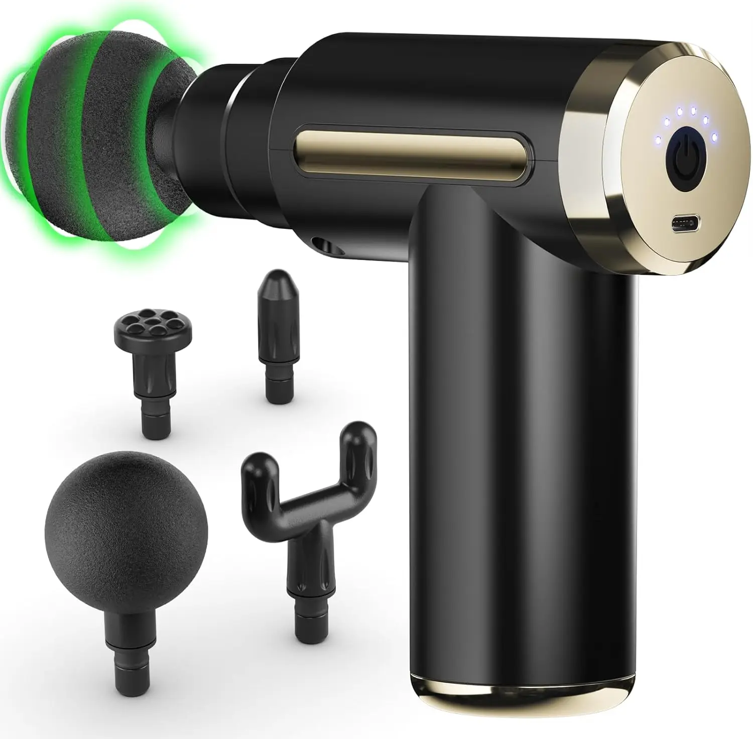 Massage Gun Deep Tissue for Pain Relief with 4 Massage Heads & 6 Speeds, Electric Mini Handheld Body Massager for Any Pain Relief, Best Gifts for Dad and Mom
Massage Gun Deep Tissue for Pain Relief with 4 Massage Heads & 6 Speeds, Electric Mini Handheld Body Massager for Any Pain Relief, Best Gifts for Dad and Mom