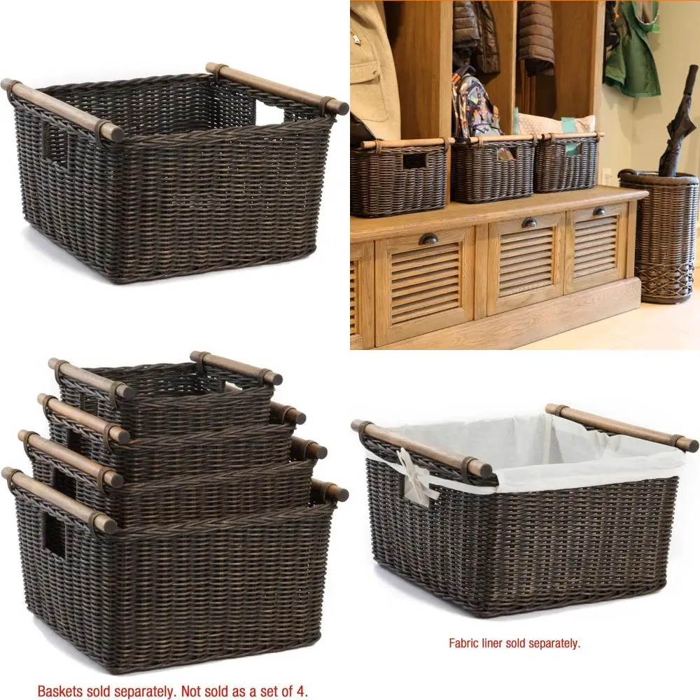 Небольшая плетеная корзина для хранения из антикварного орехового коричневого цвета с глубокой ручкой, длина 11,5 x 11,5 ширина x 8 высоты
Небольшая плетеная корзина для хранения из антикварного орехового коричневого цвета с глубокой ручкой, длина 11,5 x 11,5 ширина x 8 высоты