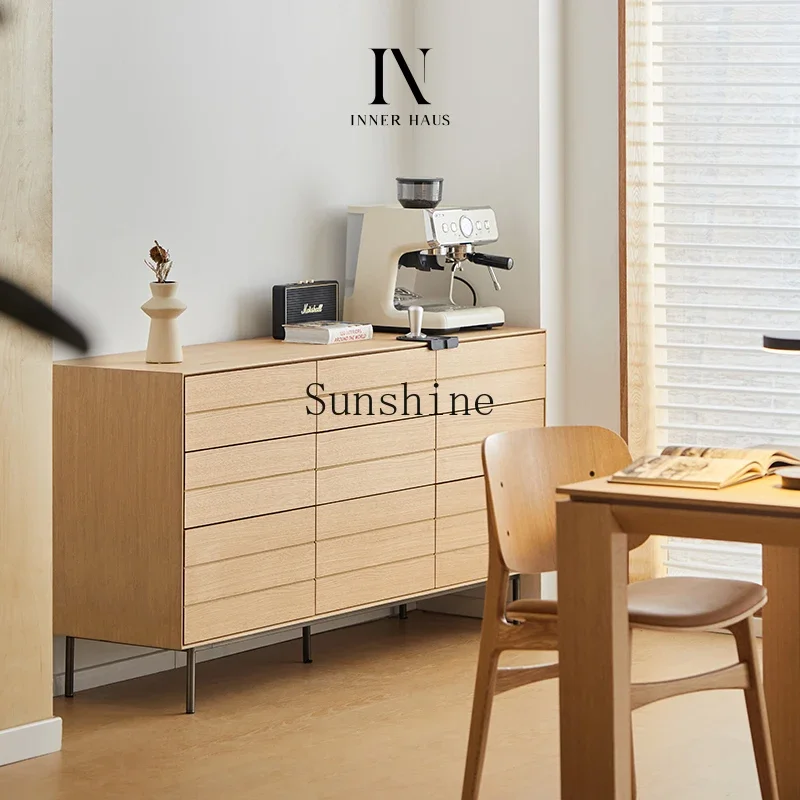 Japanese-style log wind nine chest cabinet modern simple living room white oak locker FT
Japanese-style log wind nine chest cabinet modern simple living room white oak locker FT