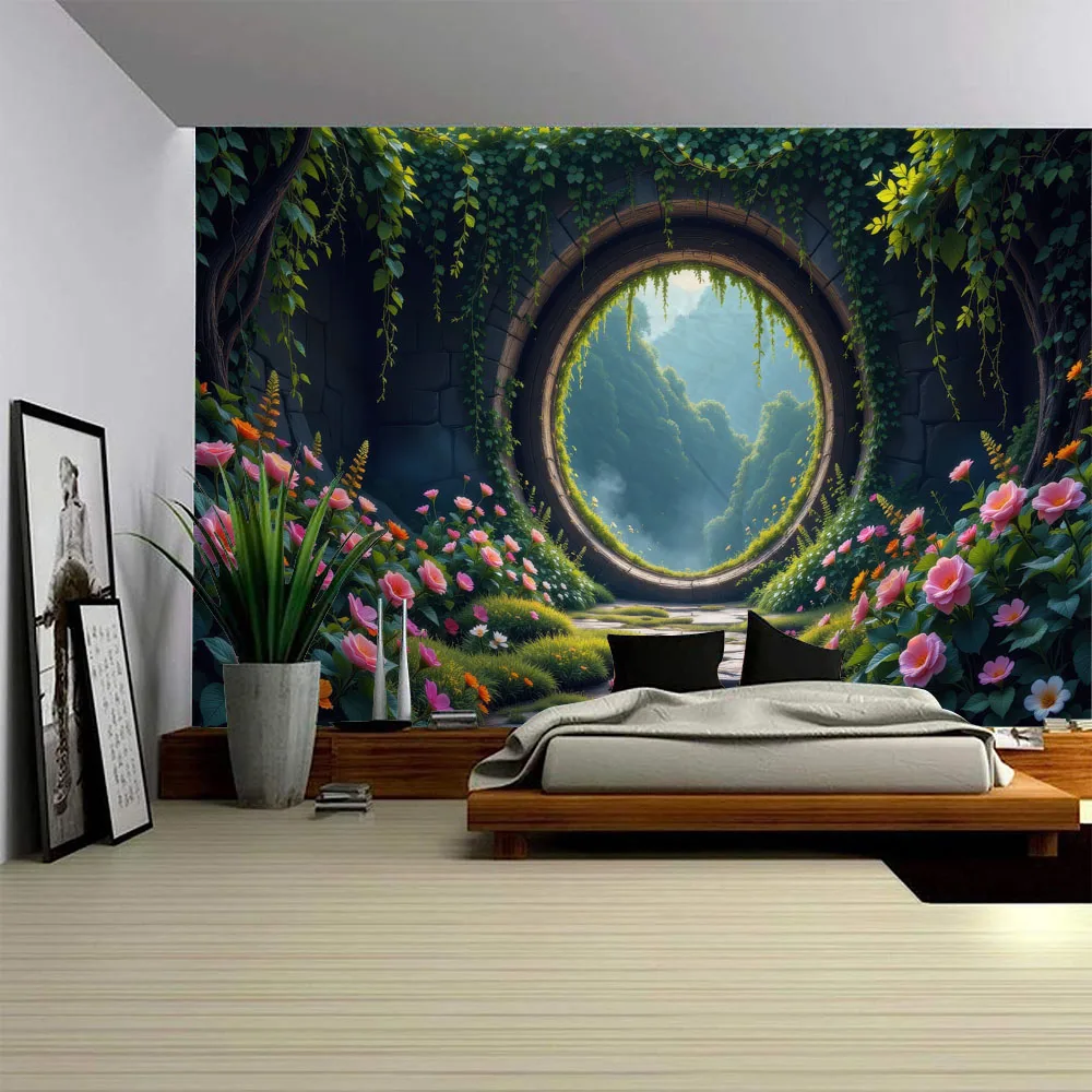 Stone Wall Vine Tapestry Brick Wall Flower Decoration Wall Hanging Home Living Room Tea Room Live Streaming Background Cloth
Stone Wall Vine Tapestry Brick Wall Flower Decoration Wall Hanging Home Living Room Tea Room Live Streaming Background Cloth