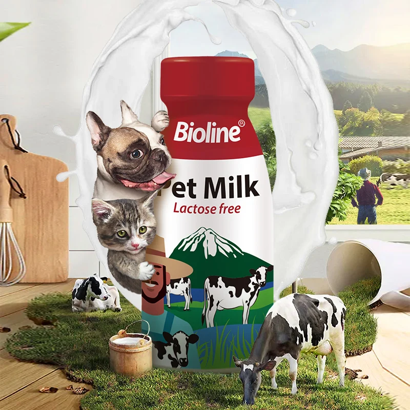 Pet Milk 6pcs Lactose Free Pet Milk for Cats Dogs Supplement Calcium Strong Bones 3.6g Milk Protein/100ml Easy to Digest Absorb
Pet Milk 6pcs Lactose Free Pet Milk for Cats Dogs Supplement Calcium Strong Bones 3.6g Milk Protein/100ml Easy to Digest Absorb
