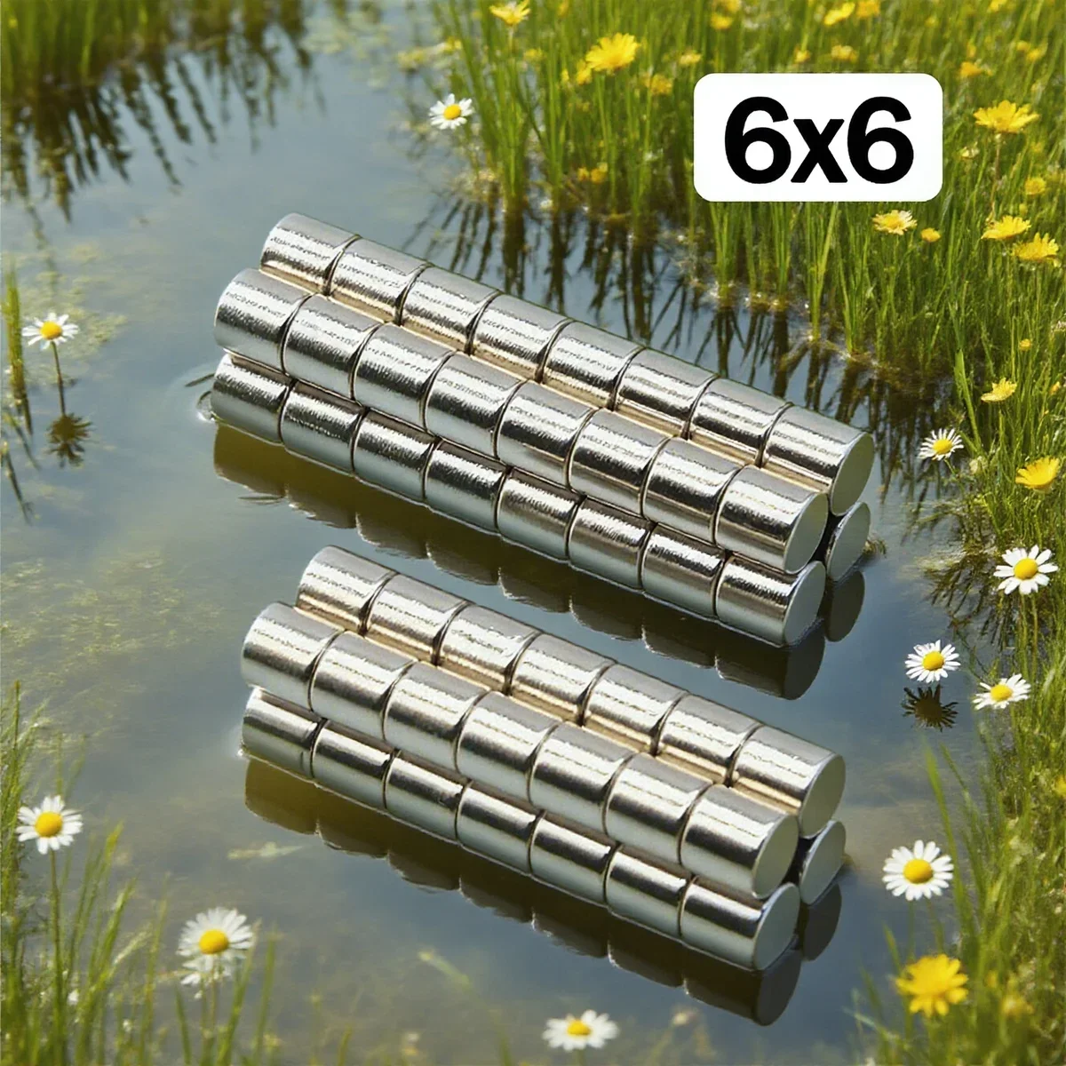 6X6MM Powerful Neodymium Magnet Round Super Strong Magnets N35 NdfeB Permanent Magnetic imanes Refrigerator Magnet
6X6MM Powerful Neodymium Magnet Round Super Strong Magnets N35 NdfeB Permanent Magnetic imanes Refrigerator Magnet