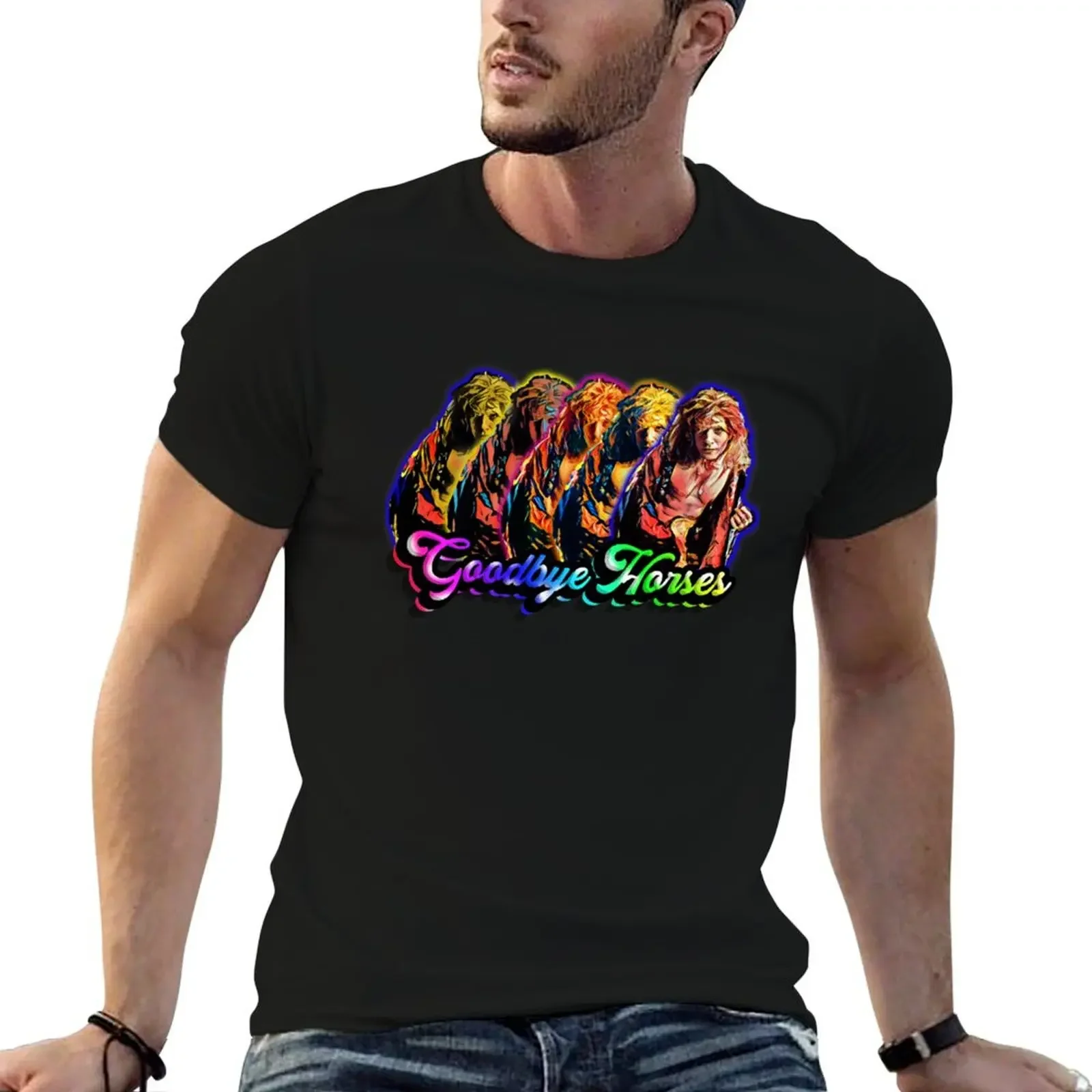 Goodbye Horses T-Shirt man clothes anime t shirts korean fashion plain t shirts men
Goodbye Horses T-Shirt man clothes anime t shirts korean fashion plain t shirts men