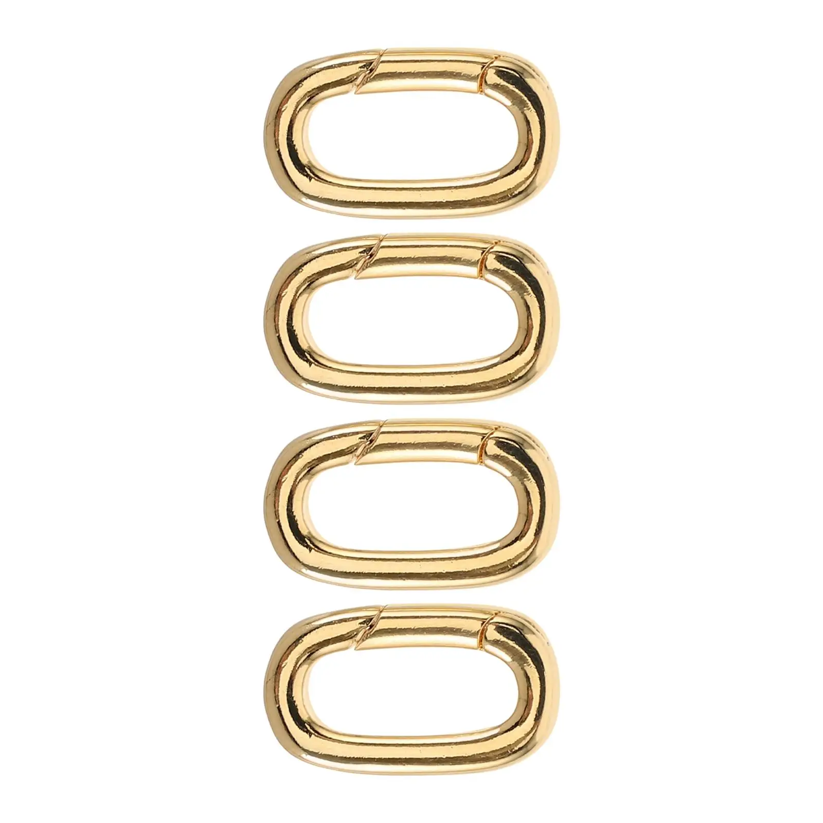 4 Pcs Jewelry Clasps DIY Necklace Bracelet Making Supplies Sturdy Oval Carabiner Clasps for Necklaces Bracelets
4 Pcs Jewelry Clasps DIY Necklace Bracelet Making Supplies Sturdy Oval Carabiner Clasps for Necklaces Bracelets