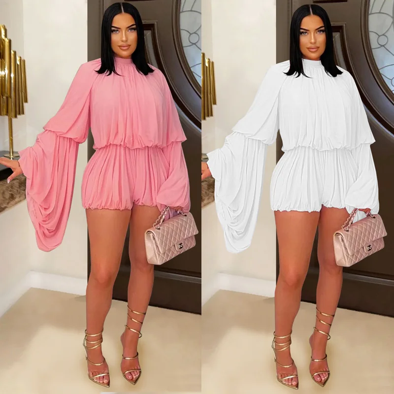 New Fashion Summer Long Sleeve Romper Women Jumpsuit Sexy Club Bodysuit Shorts Casual Playsuit Overalls Women Clothing
New Fashion Summer Long Sleeve Romper Women Jumpsuit Sexy Club Bodysuit Shorts Casual Playsuit Overalls Women Clothing