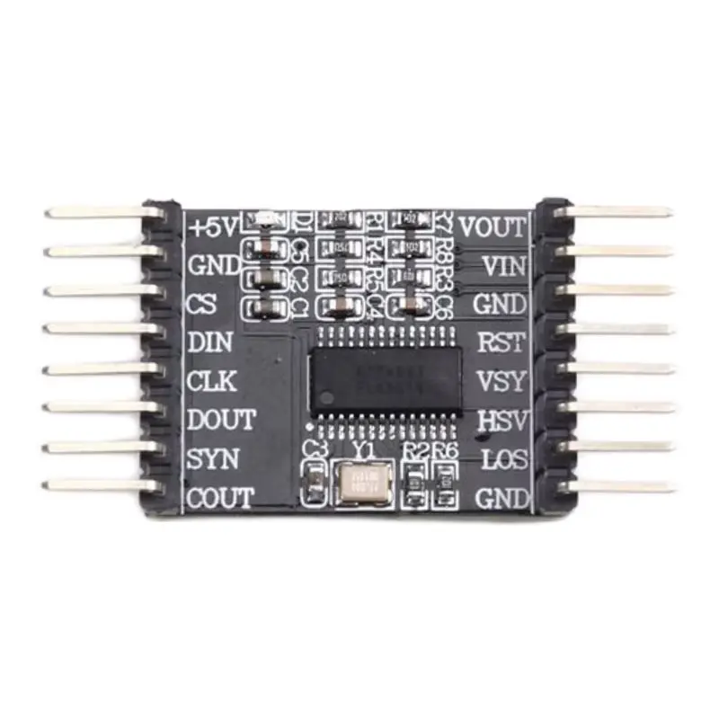 Интерфейс SPI для модуля AT7456E, плата для разработки и верификации чипов с нанесением символов, для схем OSD
Интерфейс SPI для модуля AT7456E, плата для разработки и верификации чипов с нанесением символов, для схем OSD