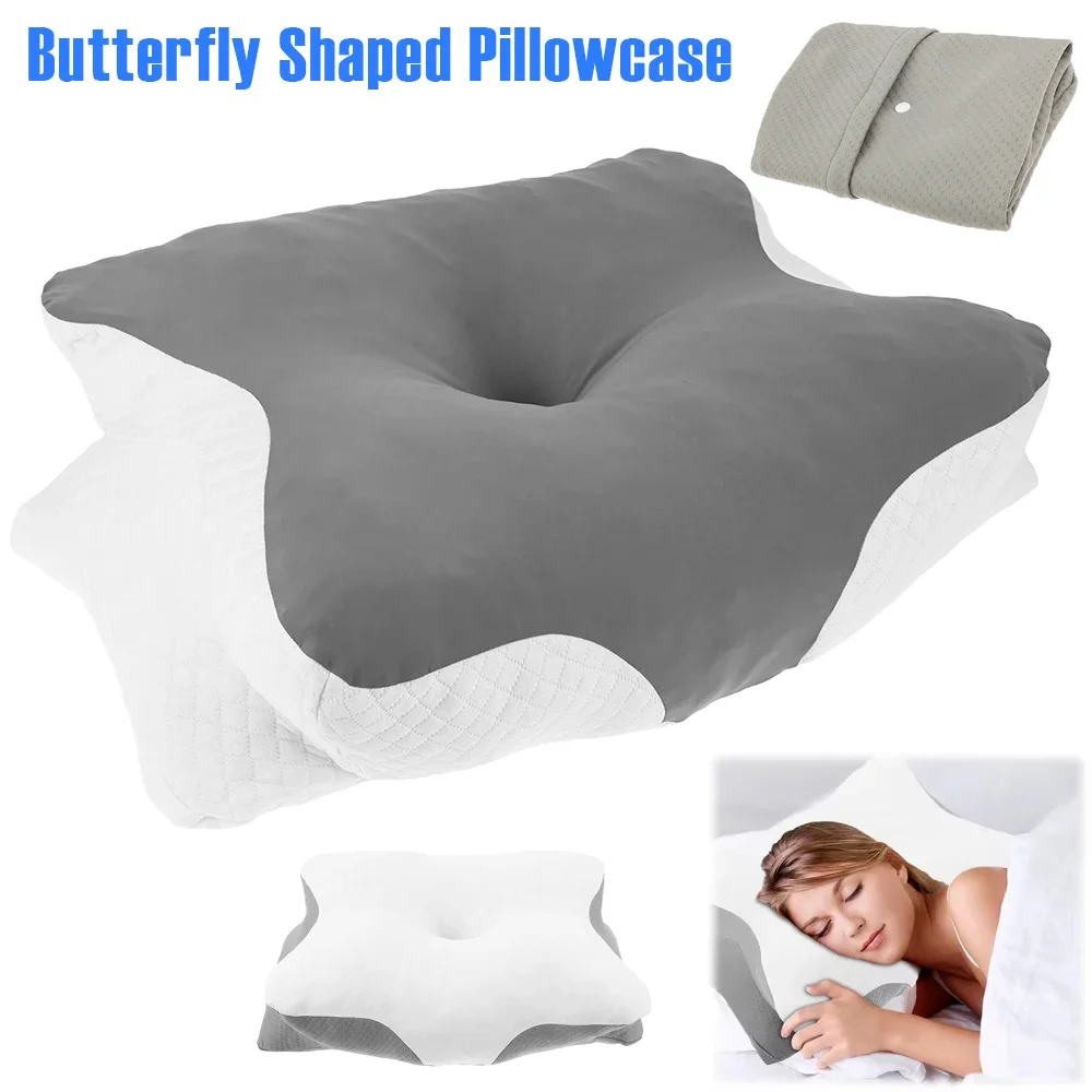 Butterfly Shaped Pillowcase Polyester Cervical Pillowcase with Zipper Smooth Soft Satin Neck Pillows Cover Bedding Accessories
Butterfly Shaped Pillowcase Polyester Cervical Pillowcase with Zipper Smooth Soft Satin Neck Pillows Cover Bedding Accessories