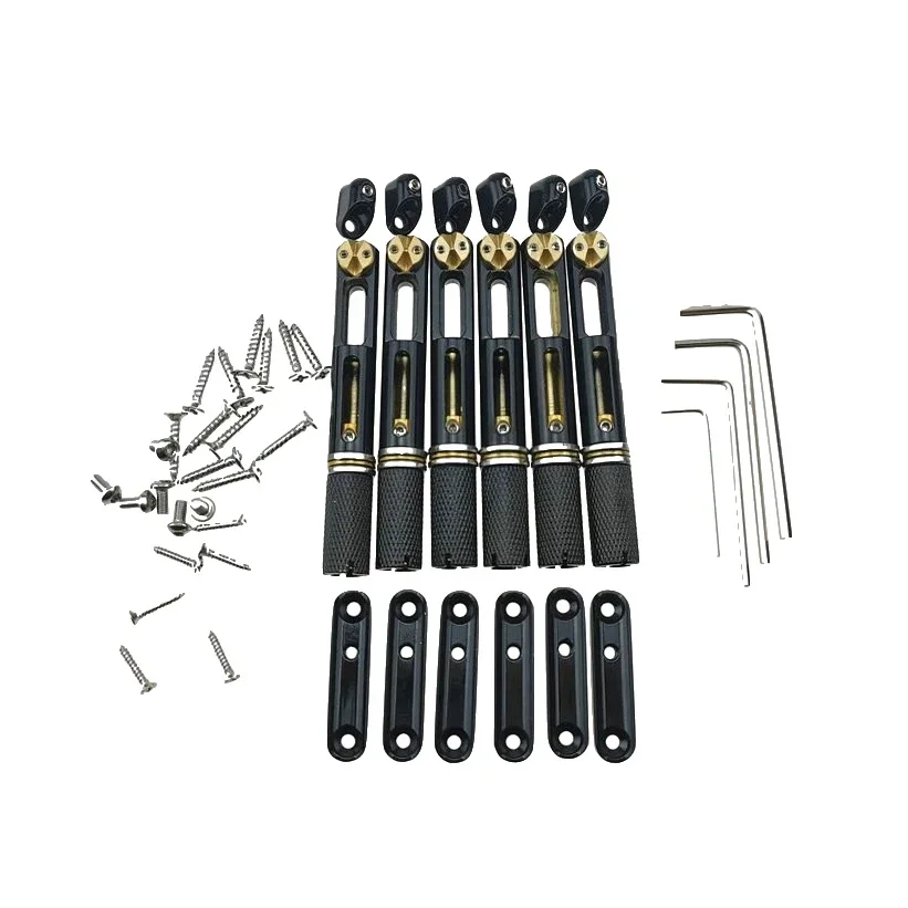 Hot Sale-Guitar Accessories Guitar Bridge Headless Fanned Fret -Single Fixed Brass Fan Bridges for 6 String Electric Guitar
Hot Sale-Guitar Accessories Guitar Bridge Headless Fanned Fret -Single Fixed Brass Fan Bridges for 6 String Electric Guitar