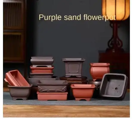 Solid Color Purple Clay Flower Pot Retro Small Bonsai Flower Simple Succulent Flower Potted Plant For Home Office Decor
Solid Color Purple Clay Flower Pot Retro Small Bonsai Flower Simple Succulent Flower Potted Plant For Home Office Decor