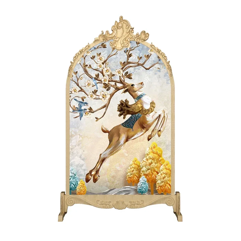 Solid wood carving flower screen partition living room European entrance entrance American light luxury mobile simple modern sea
Solid wood carving flower screen partition living room European entrance entrance American light luxury mobile simple modern sea