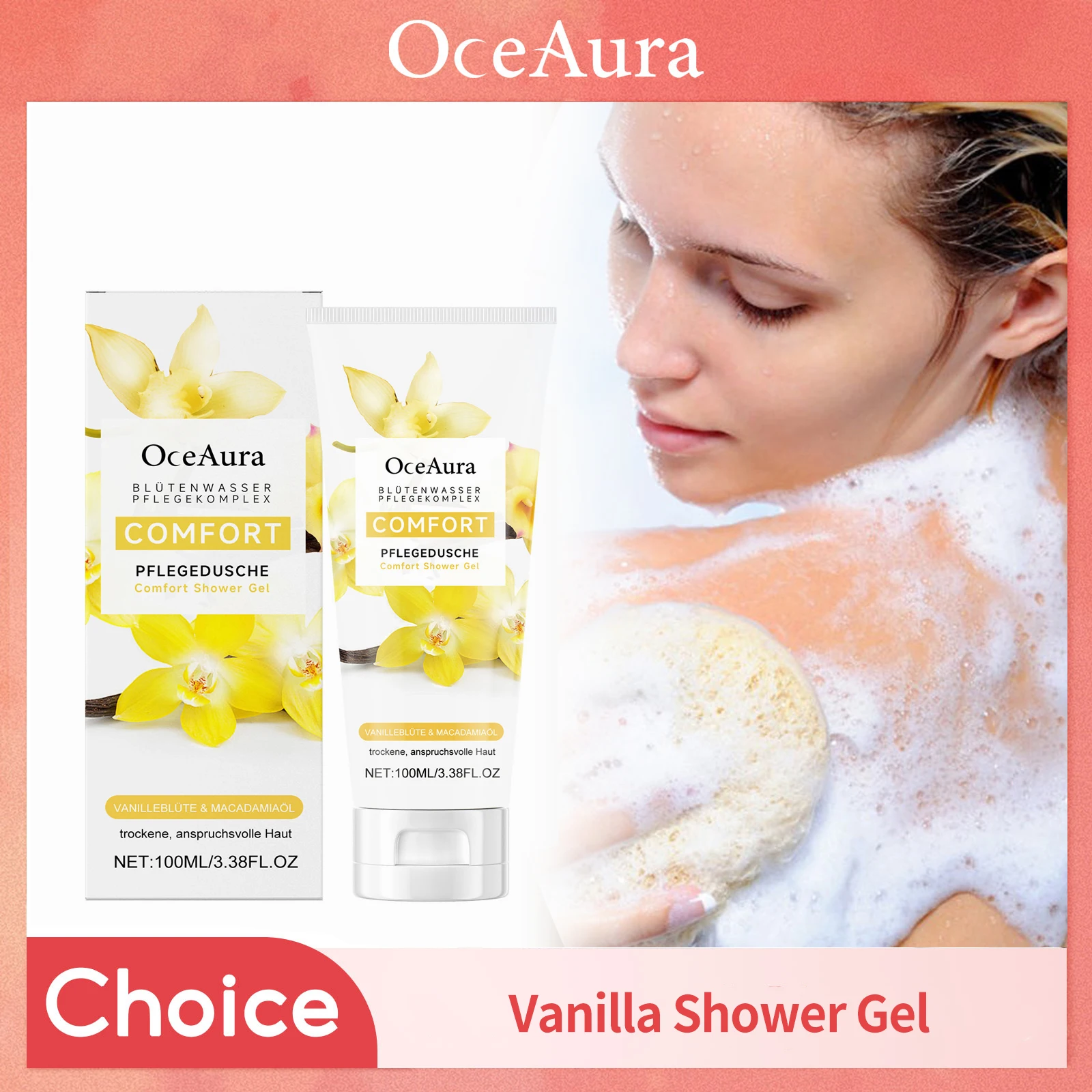 Vanilla Shower Gel Brightening Moisturizing Lasting Fragrance Improve Dry Skin Oil Control Gentle Foam Deep Cleansing Shower Gel
Vanilla Shower Gel Brightening Moisturizing Lasting Fragrance Improve Dry Skin Oil Control Gentle Foam Deep Cleansing Shower Gel
