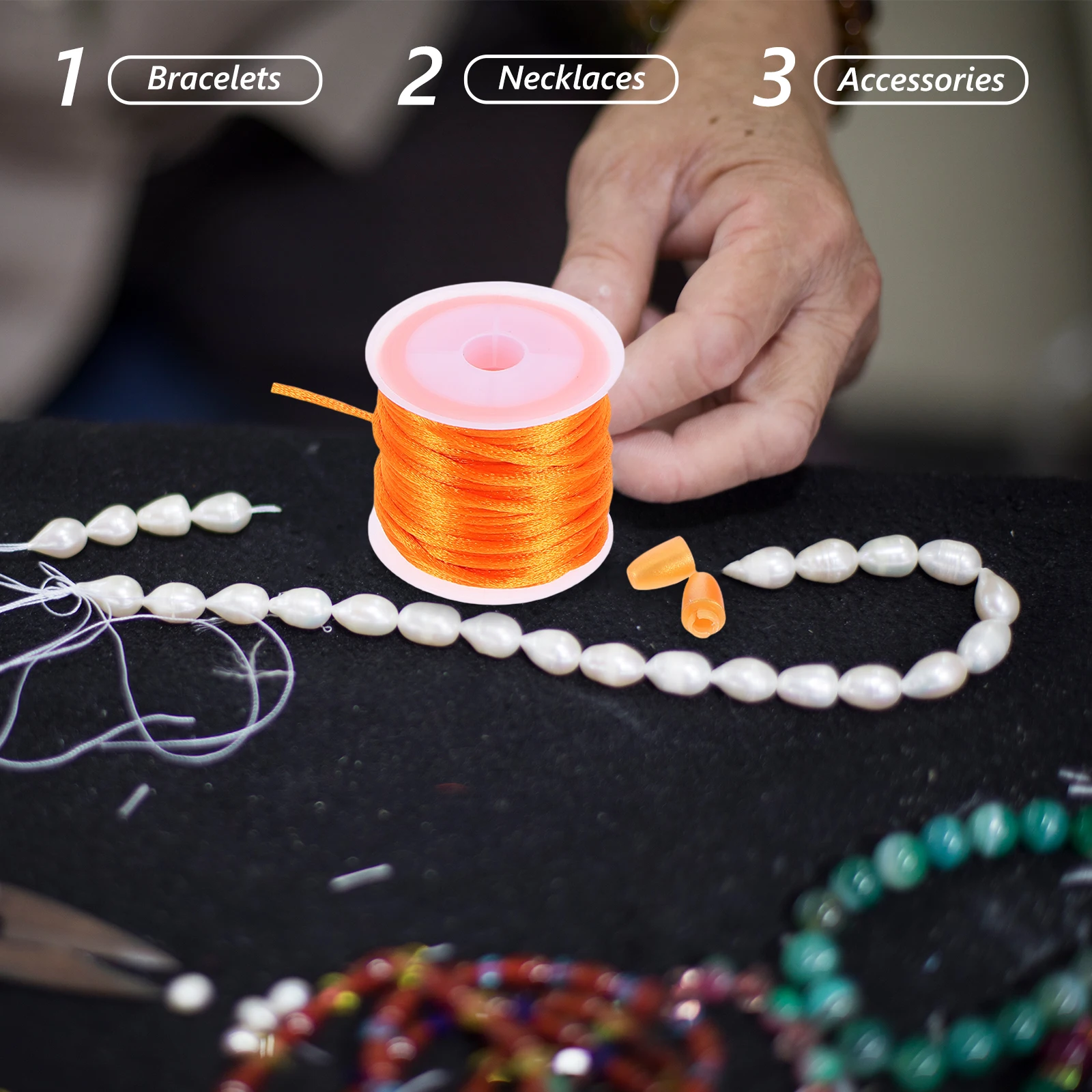 1 set 1 Set 10M Jewelry Craft Cord Nylon String For Bracelets Necklaces Woven Braided Rope Breakaway Clasps Diy Accessories
1 set 1 Set 10M Jewelry Craft Cord Nylon String For Bracelets Necklaces Woven Braided Rope Breakaway Clasps Diy Accessories