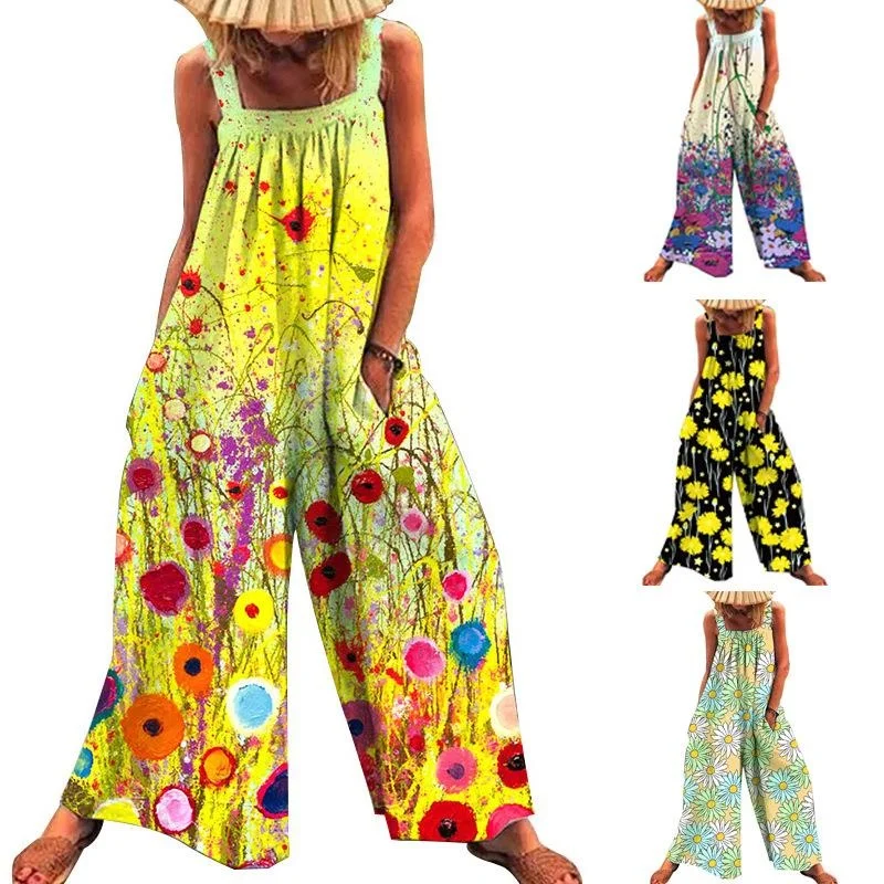 Li T Women's Printed One-Piece Shoulder Strap Suit Commute Style Long Pants mid Waist Design No Brand Registered Trademark
Li T Women's Printed One-Piece Shoulder Strap Suit Commute Style Long Pants mid Waist Design No Brand Registered Trademark