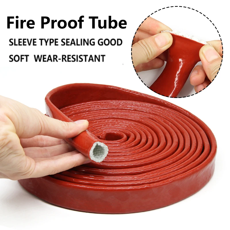Dia 4/6/8/10/12/15/20/25/30/35mm Fire Proof Tube Silicone Fiberglass Cable Sleeve High Temperature Oil Resistant Insulated Pipe
Dia 4/6/8/10/12/15/20/25/30/35mm Fire Proof Tube Silicone Fiberglass Cable Sleeve High Temperature Oil Resistant Insulated Pipe