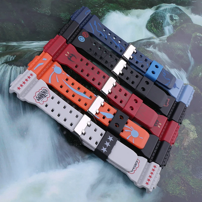 16mm Men Rubber Watch band for Casio strap GA-110 100 140 150 700 GB GD-120 GAX-100 GLS-100 replacement resin sports wristband
16mm Men Rubber Watch band for Casio strap GA-110 100 140 150 700 GB GD-120 GAX-100 GLS-100 replacement resin sports wristband