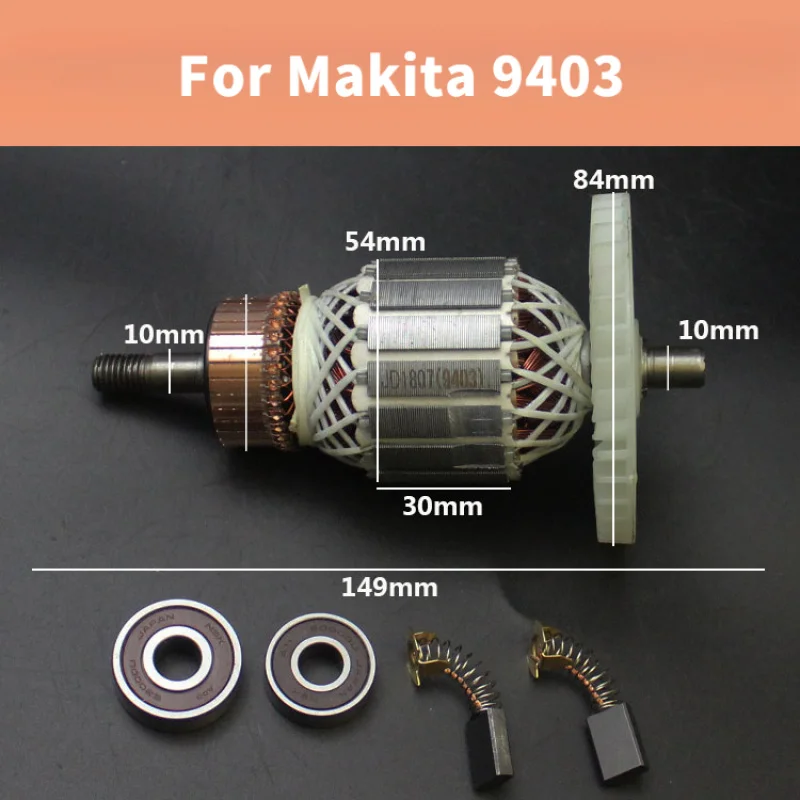 AC220-240V Armature Stator Rotor for Makita 9403 Belt Sander Anchor Coil Power Tool Accessories Replacements
AC220-240V Armature Stator Rotor for Makita 9403 Belt Sander Anchor Coil Power Tool Accessories Replacements