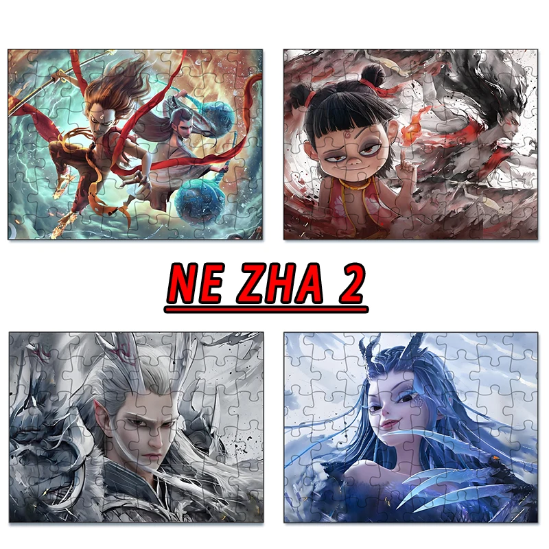 NEZHA 2 Jigsaw Puzzle NEZHA AO BING Dragon King Wooden Puzzle Kids Cartoon Animal Wood Toy Jigsaw Baby Early Education Gift
NEZHA 2 Jigsaw Puzzle NEZHA AO BING Dragon King Wooden Puzzle Kids Cartoon Animal Wood Toy Jigsaw Baby Early Education Gift