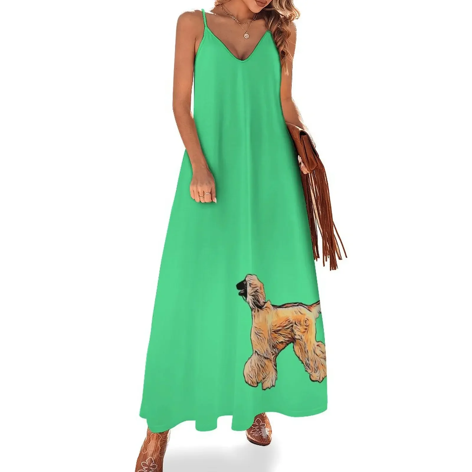 Running Afghan Hound for dog lovers Sleeveless Dress beach dress party dress women elegant luxury woman
Running Afghan Hound for dog lovers Sleeveless Dress beach dress party dress women elegant luxury woman