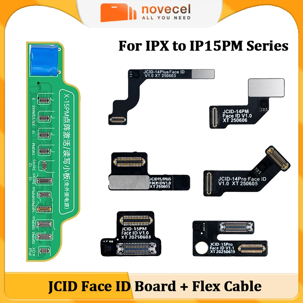 JCID V1SE Face ID Board Flex Cable For iPhone 16 Pro Max 15 Plus 14 13 Mini 12 11Pro X XS XR Dot Matrix Detection Module Repair
JCID V1SE Face ID Board Flex Cable For iPhone 16 Pro Max 15 Plus 14 13 Mini 12 11Pro X XS XR Dot Matrix Detection Module Repair