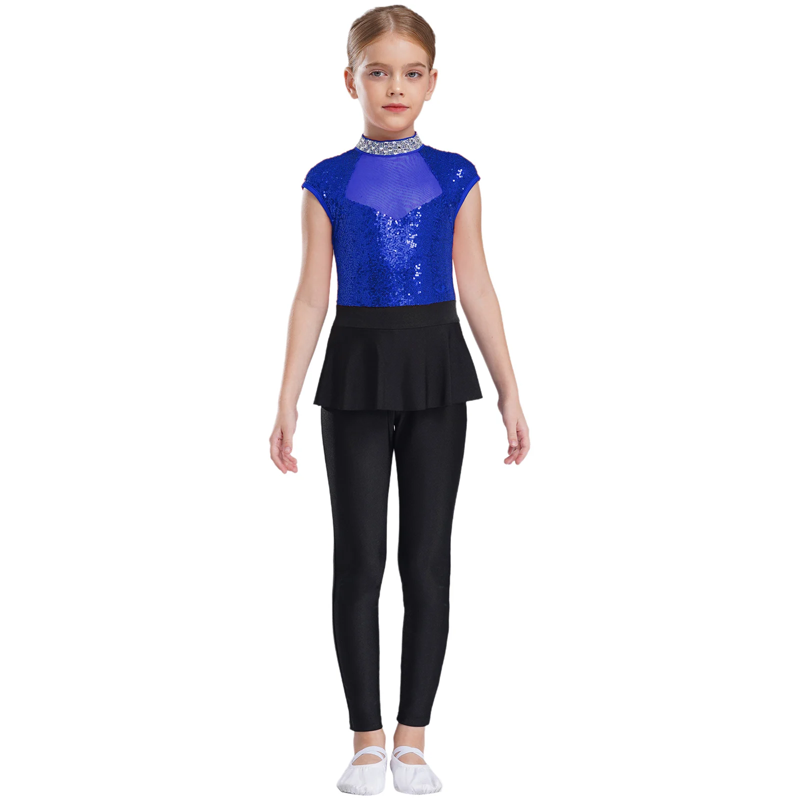Kids Girls Sleeveless Ballet Dance Leotard Workout Full Body Suit Jazz Gymnastics Figure Skating Peplum Jumpsuit Costume
Kids Girls Sleeveless Ballet Dance Leotard Workout Full Body Suit Jazz Gymnastics Figure Skating Peplum Jumpsuit Costume