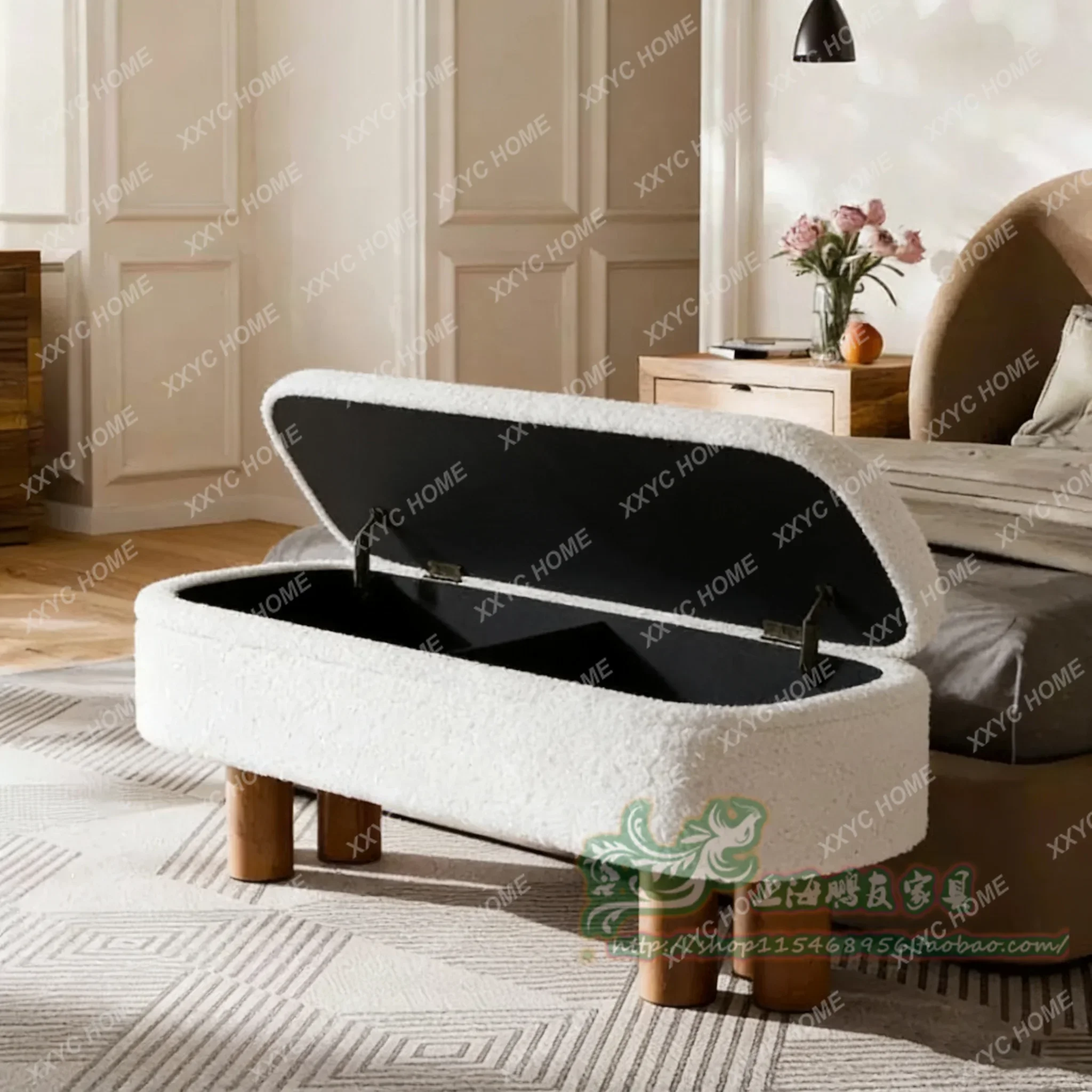 Medieval solid wood household storage shoe changing stool bedroom lamb wool storage homestay bedside stool
Medieval solid wood household storage shoe changing stool bedroom lamb wool storage homestay bedside stool