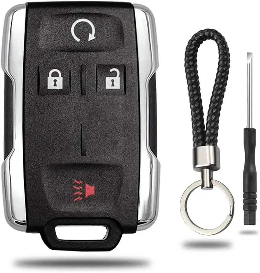 Key Fob Shell Case for Chevy Silverado GMC Sierra 2014-2021 4 Button M3N-32337100
Key Fob Shell Case for Chevy Silverado GMC Sierra 2014-2021 4 Button M3N-32337100