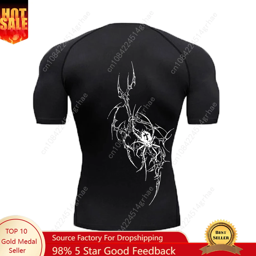 Printed Running Fitness Compression T-shirt Summer Hot-selling Thin Bottoming Sports Short-sleeved Casual Daily Comfortable Top
Printed Running Fitness Compression T-shirt Summer Hot-selling Thin Bottoming Sports Short-sleeved Casual Daily Comfortable Top