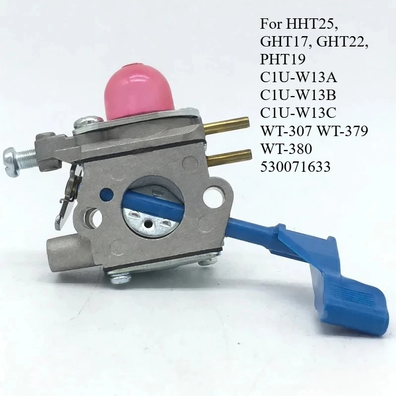 Suitable For Zama Walbro Poulan mower carburetor HHT25 GHT17 GHT22 PHT19 C1U-W13A C1U-W13B C1UW13C WT307WT379 WT380 530071633
Suitable For Zama Walbro Poulan mower carburetor HHT25 GHT17 GHT22 PHT19 C1U-W13A C1U-W13B C1UW13C WT307WT379 WT380 530071633