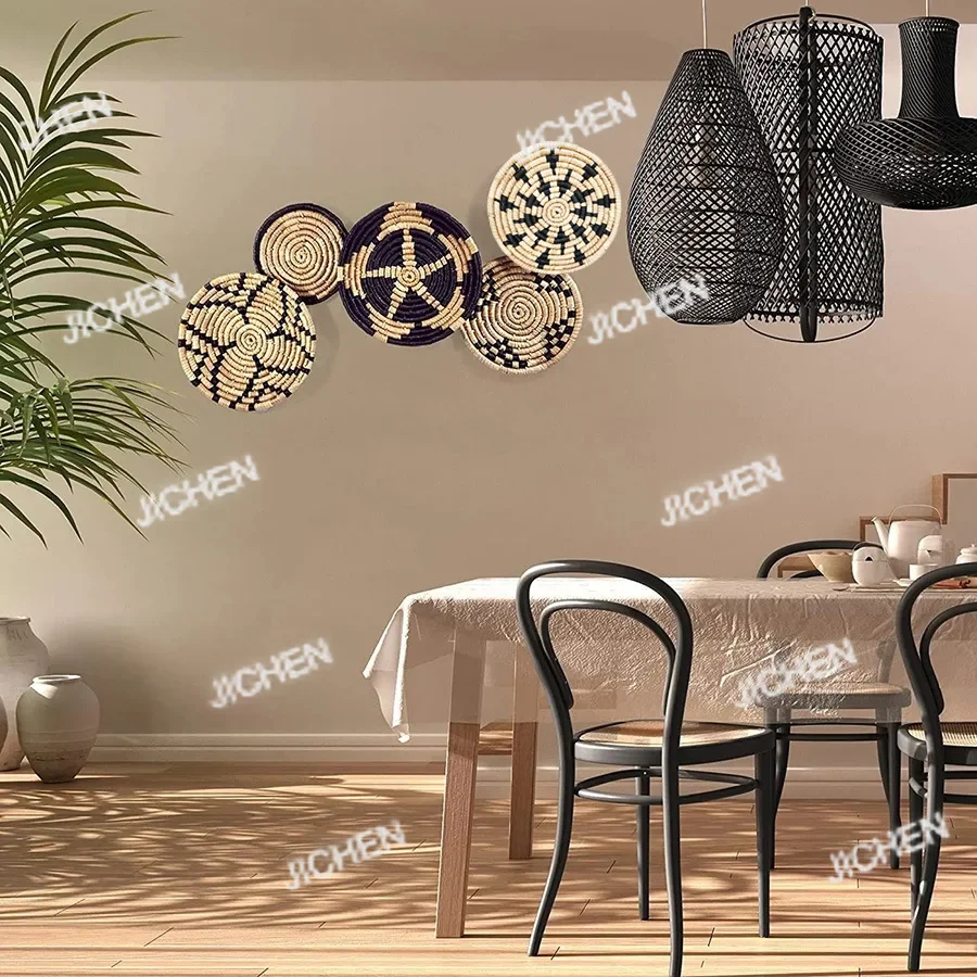 HN Hand-woven Homestay Style Home Pendant Personalized Characteristics Pure Plant-woven Round Pendant Living Room Wall Decoratio
HN Hand-woven Homestay Style Home Pendant Personalized Characteristics Pure Plant-woven Round Pendant Living Room Wall Decoratio