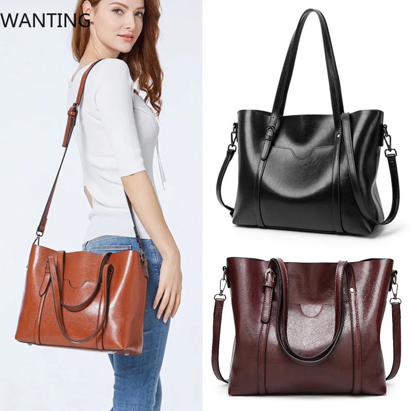 Vintage Tote Bag Large Capacity Womens Handbags PU Leather Women’s Shoulder Crossbody Bags Designer Luxury Ladies Hand Bag
Vintage Tote Bag Large Capacity Womens Handbags PU Leather Women’s Shoulder Crossbody Bags Designer Luxury Ladies Hand Bag