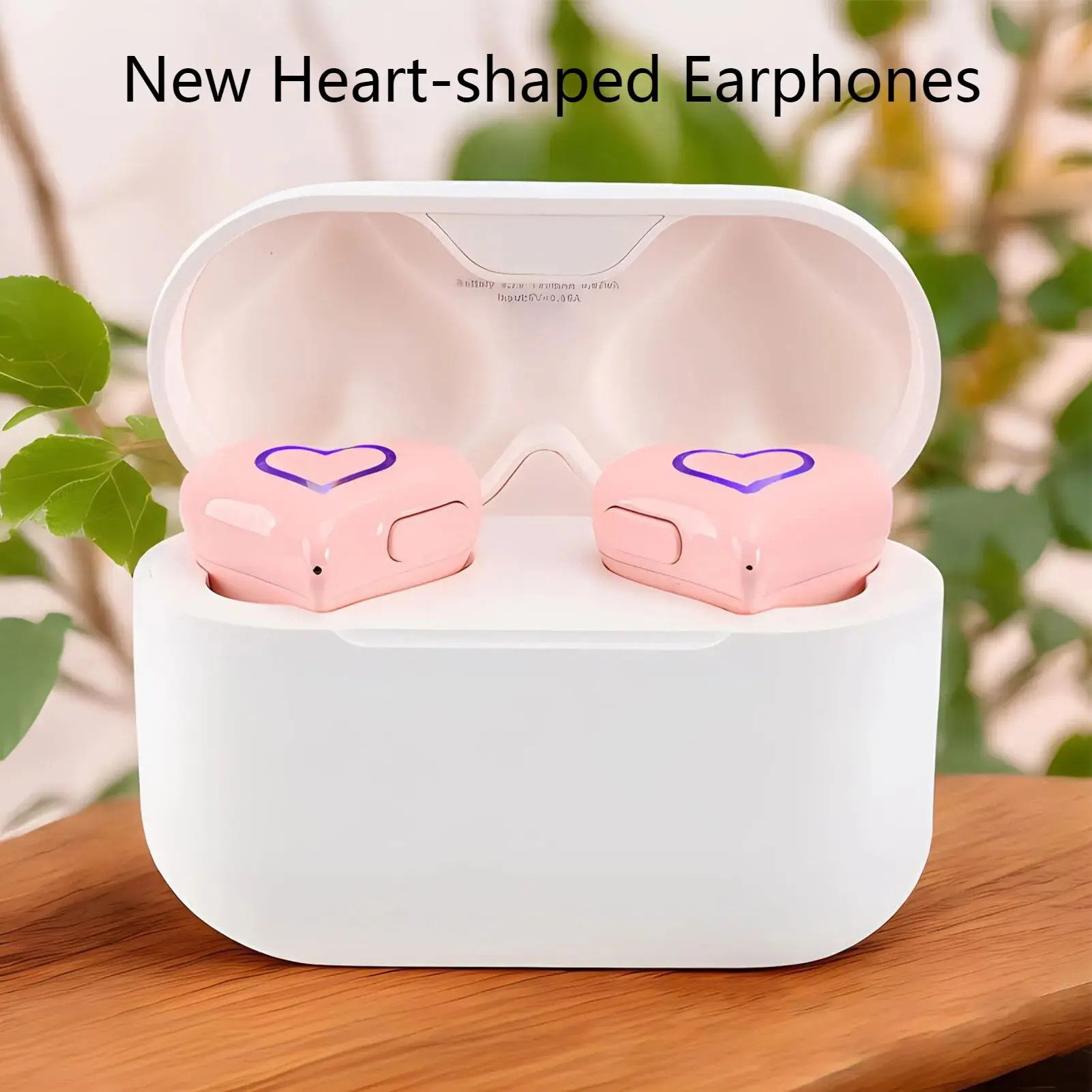 New Heart-shaped Earphones With Colorful Lights, Intelligent Noise Reduction, Wireless Bluetooth 5.3, Comfortable To Wear
New Heart-shaped Earphones With Colorful Lights, Intelligent Noise Reduction, Wireless Bluetooth 5.3, Comfortable To Wear