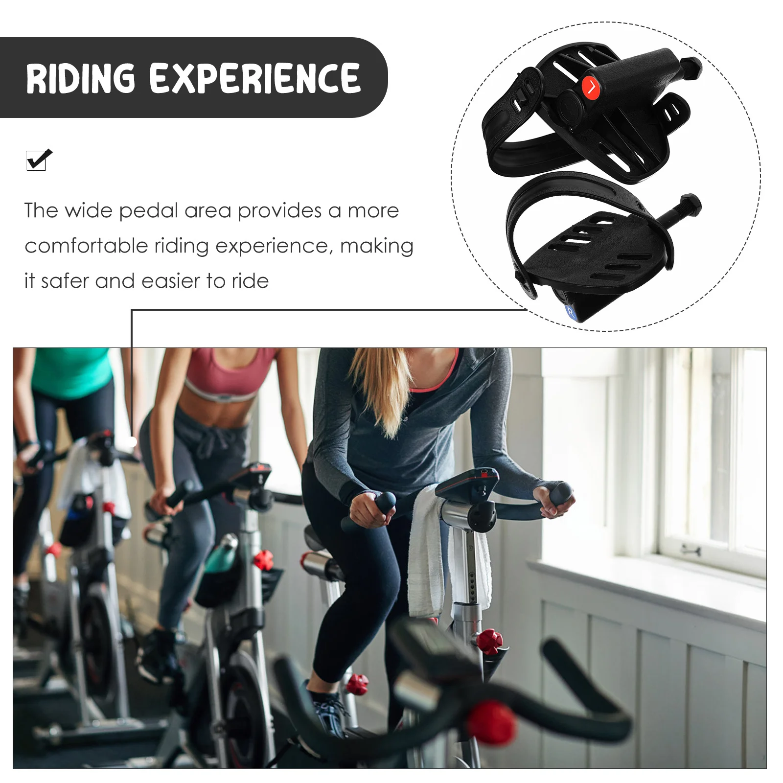 1Set Wide Area Comfortable Anti-Skid Bikes Pedals for Exercise Indoor Cycling Road Bike Replacements Flat Pedals
1Set Wide Area Comfortable Anti-Skid Bikes Pedals for Exercise Indoor Cycling Road Bike Replacements Flat Pedals
