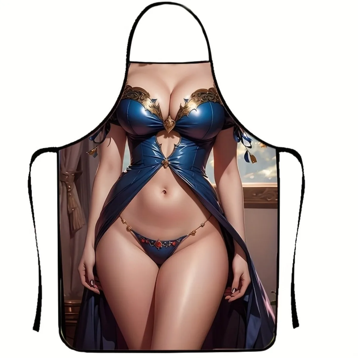 Sexy Blue Fantasy Lingerie Girl Illusion Apron Waterproof Polyester Kitchen Cooking Baking BBQ Grill Party Gag Gift Home Decor
Sexy Blue Fantasy Lingerie Girl Illusion Apron Waterproof Polyester Kitchen Cooking Baking BBQ Grill Party Gag Gift Home Decor
