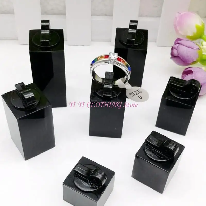 N5KF Multipurpose 7Pcs Sturdy Acrylic Rings Display Stand Set Portable Accessory for Jewelry Showcases and Craft Fairs
N5KF Multipurpose 7Pcs Sturdy Acrylic Rings Display Stand Set Portable Accessory for Jewelry Showcases and Craft Fairs