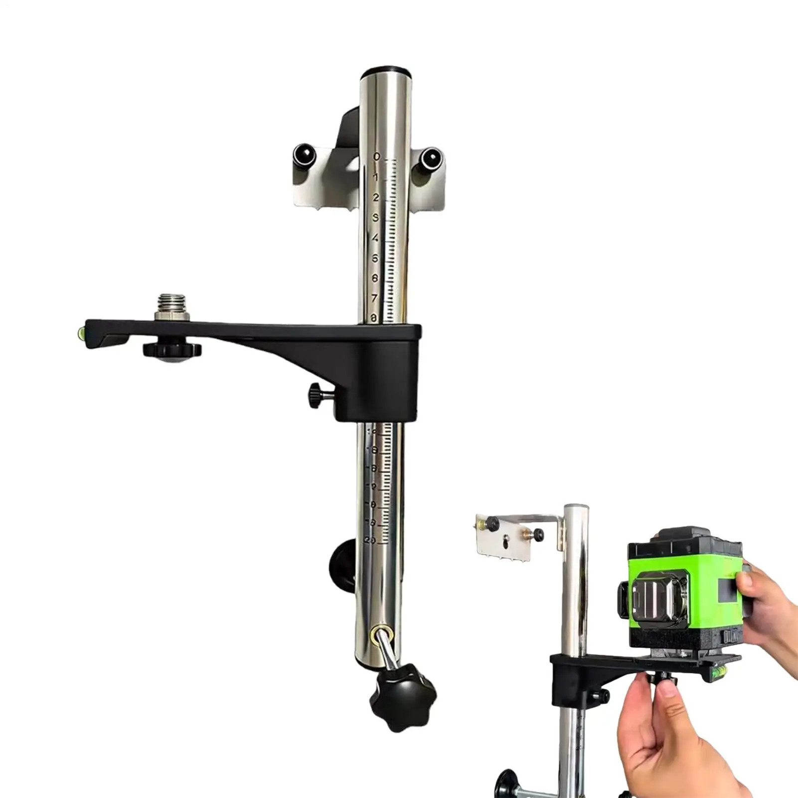 Wall Mount Level Bracket Height Adjustable Support Leveling Tool Mount for Home Improvement Carpentry Furniture Installation
Wall Mount Level Bracket Height Adjustable Support Leveling Tool Mount for Home Improvement Carpentry Furniture Installation