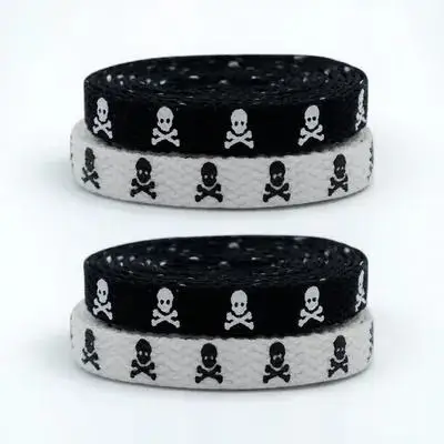 2 Pair Flat Laces Casual Skull Shoe Shoes Ties Shoelaces Tiny for Trainers Sneakers Fat Dress
2 Pair Flat Laces Casual Skull Shoe Shoes Ties Shoelaces Tiny for Trainers Sneakers Fat Dress