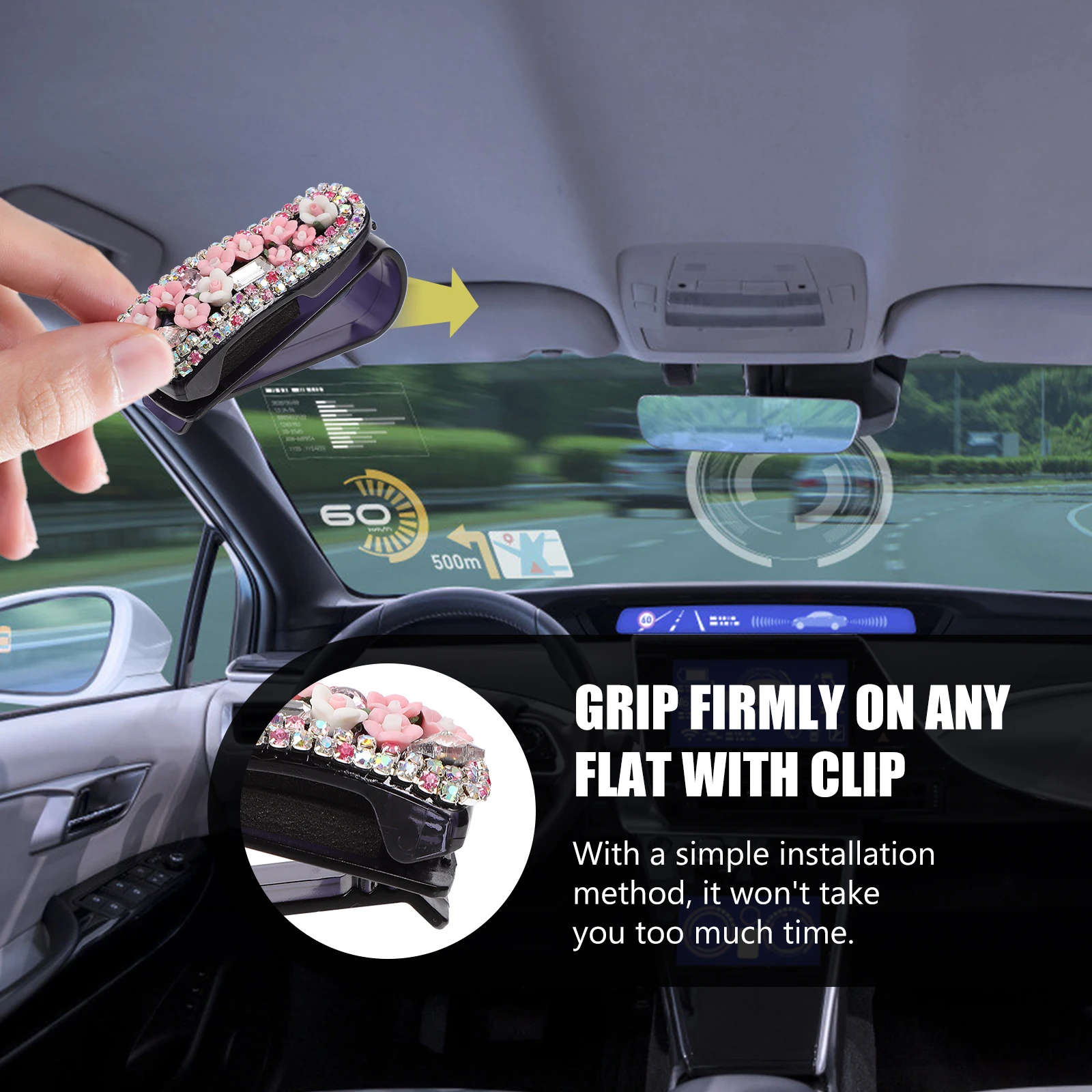 Visor Glasses Holders Eyeglass Clip for Women Pink Sunglasses Holder Card Slot Car Accessories Practical Decor
Visor Glasses Holders Eyeglass Clip for Women Pink Sunglasses Holder Card Slot Car Accessories Practical Decor