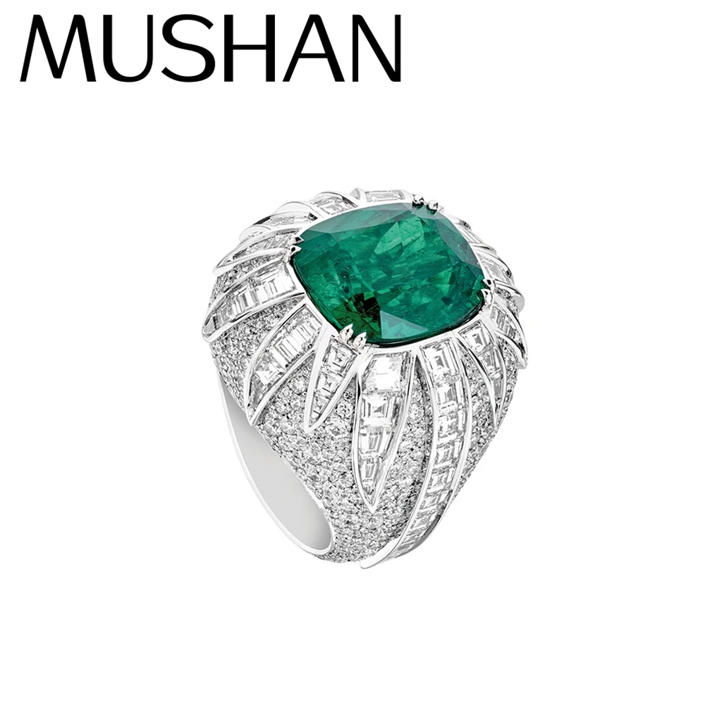 MuShan Jewelry 925 Sterling Silver Ring 5A CZ Gemstones HCD Gemstones Designer Radiant 925 Sterling Silver Ring Accessories
MuShan Jewelry 925 Sterling Silver Ring 5A CZ Gemstones HCD Gemstones Designer Radiant 925 Sterling Silver Ring Accessories