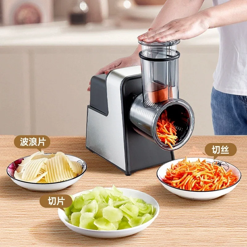 Household multi-functional electric salad and cheese cutter multi-functional electric vegetable cutter can slice shred strip
Household multi-functional electric salad and cheese cutter multi-functional electric vegetable cutter can slice shred strip